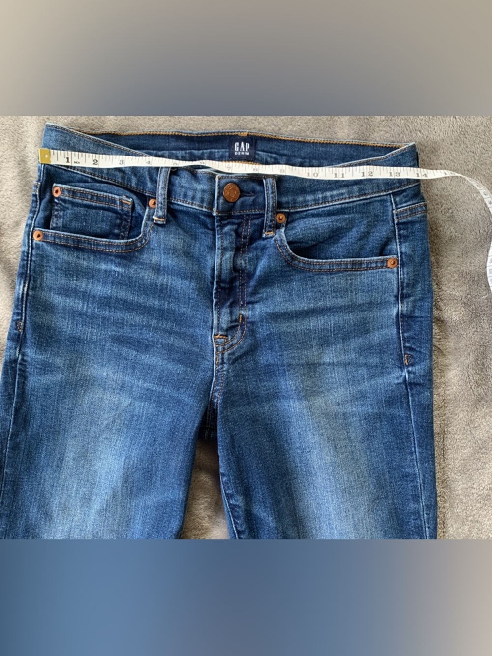 GAP True Skinny Medium Blue Jeans - Picture 6 of 8